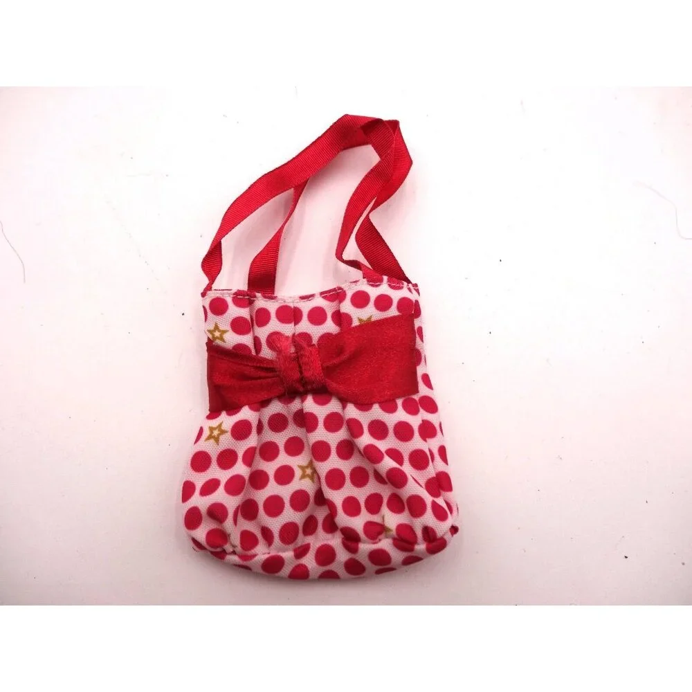 American Girl 2017 Travel In Style Luggage Pink Dots Tote Bag Purse for 18